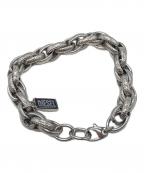 DIESELディーゼル）の古着「チェーンブレスレット」｜シルバー