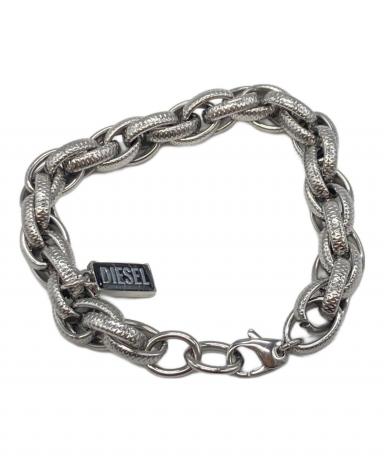 中古・古着通販】DIESEL (ディーゼル) チェーンブレスレット シルバー