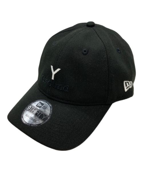 New Era（ニューエラ）New Era (ニューエラ) GROUND Y (グラウンドワイ) 9THIRTY GY LOGOキャップ ブラックの古着・服飾アイテム