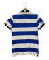 POLO RALPH LAUREN (ポロ・ラルフローレン) ビックロゴポロシャツ ホワイト×ブルー サイズ:XS：5000円