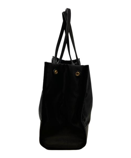 TORY BURCH（トリーバーチ）TORY BURCH (トリーバーチ) ロゴナイロントートバッグ ブラックの古着・服飾アイテム
