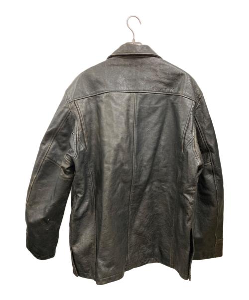 GAP（ギャップ）GAP (ギャップ) レザーカーコート OLD GAP ブラウン サイズ:Ⅼの古着・服飾アイテム