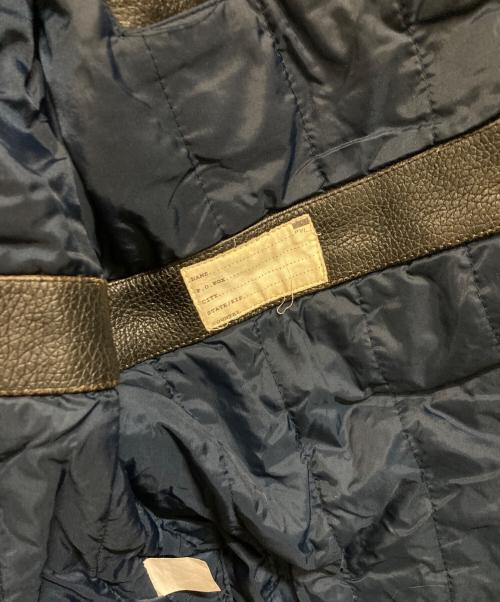 GAP（ギャップ）GAP (ギャップ) レザーカーコート OLD GAP ブラウン サイズ:Ⅼの古着・服飾アイテム