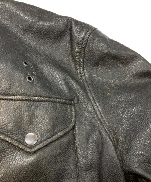 GAP（ギャップ）GAP (ギャップ) レザーカーコート OLD GAP ブラウン サイズ:Ⅼの古着・服飾アイテム
