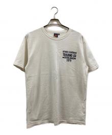 STUDIO D'ARTISAN（ステュディオダルチザン）の古着「吊り編みプリントTシャツ」｜ホワイト