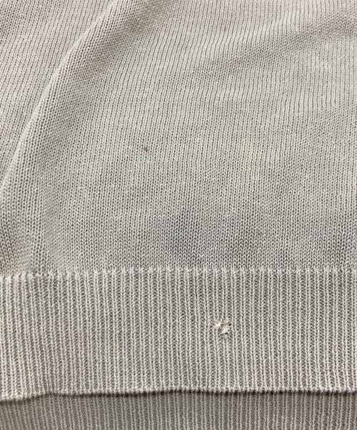 DRIES VAN NOTEN（ドリスヴァンノッテン）DRIES VAN NOTEN (ドリスヴァンノッテン) ニットポロシャツ ベージュ サイズ:Mの古着・服飾アイテム