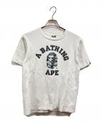 A BATHING APEアベイシングエイプ）の古着「ロゴTシャツ」｜ホワイト
