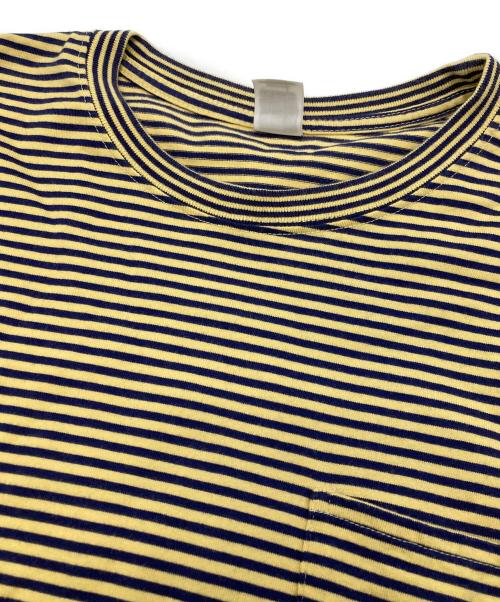 COMFORTABLE REASON（コンフォータブルリーズン）comfortable reason (コンフォータブルリーズン) ポケットTシャツ イエロー サイズ:XLの古着・服飾アイテム