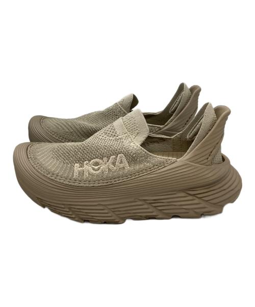 HOKAONEONE（ホカオネオネ）HOKAONEONE (ホカオネオネ) RESTORE TC ベージュ サイズ:24の古着・服飾アイテム