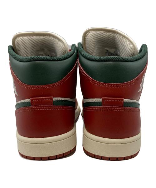 NIKE（ナイキ）NIKE (ナイキ) Air Jordan 1 Mid レッド×グリーン サイズ:26cmの古着・服飾アイテム