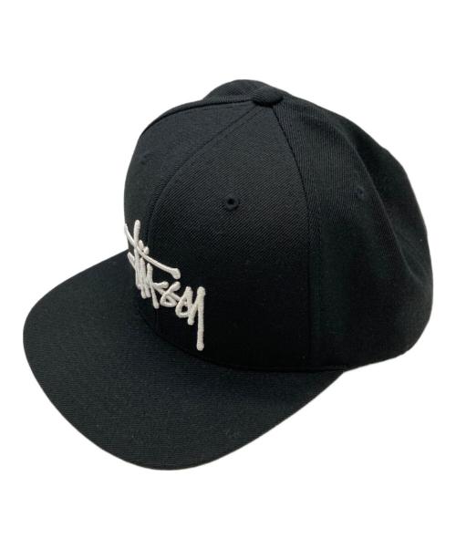 stussy（ステューシー）stussy (ステューシー) キャップ ブラックの古着・服飾アイテム