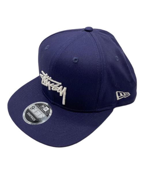 stussy（ステューシー）stussy (ステューシー) New Era (ニューエラ) キャップ ネイビーの古着・服飾アイテム