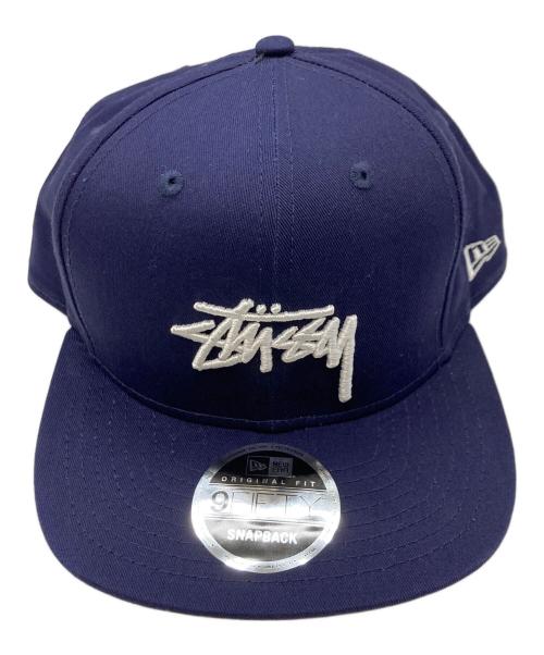 stussy（ステューシー）stussy (ステューシー) New Era (ニューエラ) キャップ ネイビーの古着・服飾アイテム