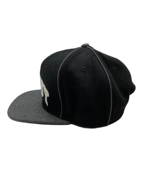 stussy（ステューシー）stussy (ステューシー) キャップ ブラック×グレーの古着・服飾アイテム