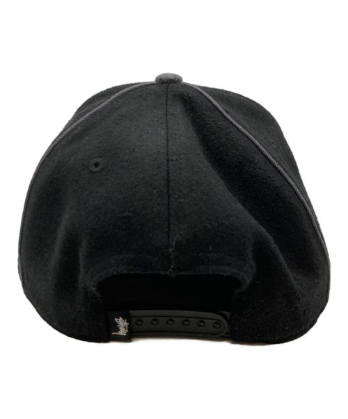 stussy（ステューシー）stussy (ステューシー) キャップ ブラック×グレーの古着・服飾アイテム