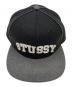 中古・古着 stussy (ステューシー) キャップ ブラック×グレー：5000円