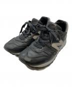 NEW BALANCEニューバランス）の古着「ホーウィンレザースニーカー」｜ブラック