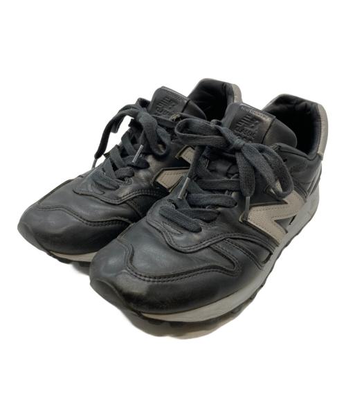 NEW BALANCE（ニューバランス）NEW BALANCE (ニューバランス) ホーウィンレザースニーカー ブラック サイズ:26cmの古着・服飾アイテム