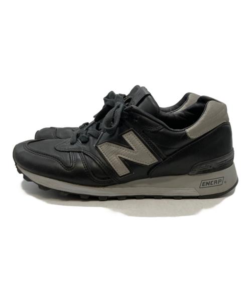 NEW BALANCE（ニューバランス）NEW BALANCE (ニューバランス) ホーウィンレザースニーカー ブラック サイズ:26cmの古着・服飾アイテム