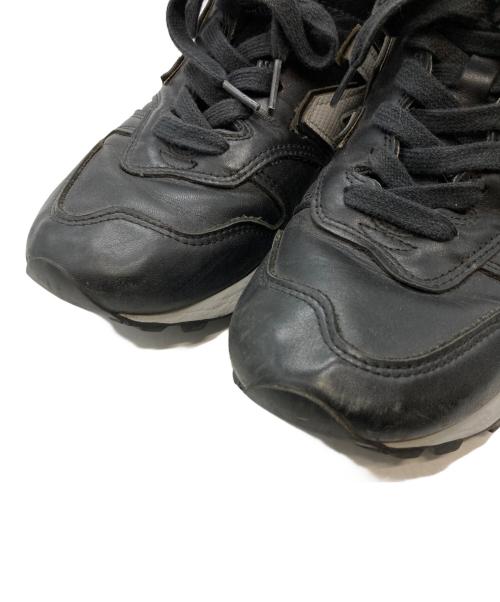 NEW BALANCE（ニューバランス）NEW BALANCE (ニューバランス) ホーウィンレザースニーカー ブラック サイズ:26cmの古着・服飾アイテム