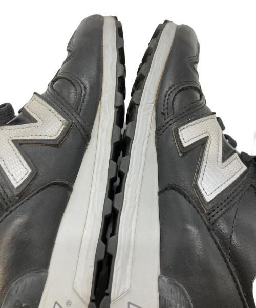 NEW BALANCE（ニューバランス）NEW BALANCE (ニューバランス) ホーウィンレザースニーカー ブラック サイズ:26cmの古着・服飾アイテム