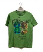 stussyステューシー）の古着「Tシャツ」｜グリーン