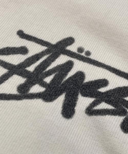 stussy（ステューシー）stussy (ステューシー) Stussy read Em N weep pigment dyed ホワイト サイズ:XLの古着・服飾アイテム