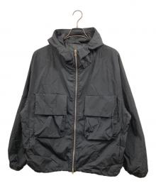 stein（シュタイン）の古着「NYLON TAFTA HOODED SHORT JACKET」｜ブラック