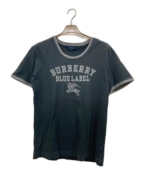 BURBERRY BLUE LABEL（バーバリー ブルー レーベル）BURBERRY BLUE LABEL (バーバリー ブルー レーベル) Tシャツ ブラック サイズ:Lの古着・服飾アイテム