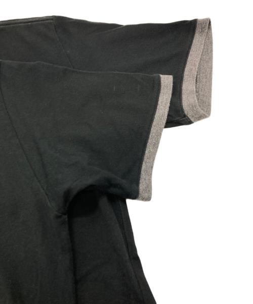 BURBERRY BLUE LABEL（バーバリー ブルー レーベル）BURBERRY BLUE LABEL (バーバリー ブルー レーベル) Tシャツ ブラック サイズ:Lの古着・服飾アイテム