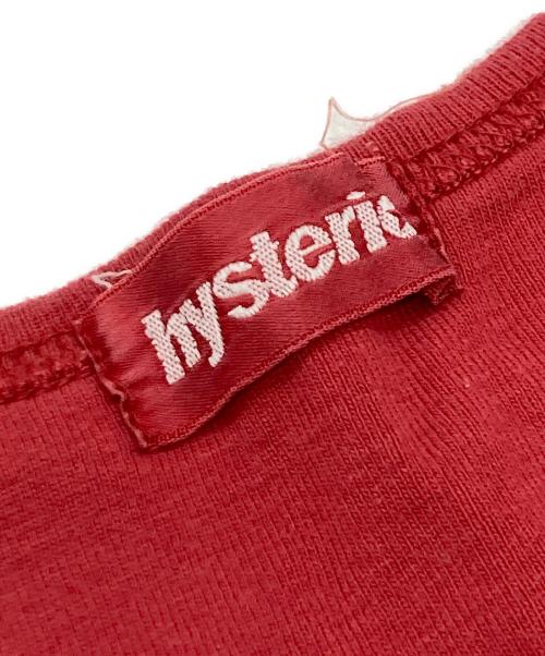 hysterics（ヒステリックス）hysterics (ヒステリックス) ノースリーブカットソー レッド サイズ:Freeの古着・服飾アイテム