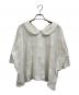 COMME des GARCONS（コムデギャルソン）の古着「Frocking Flower Printed Blouse」｜アイボリー