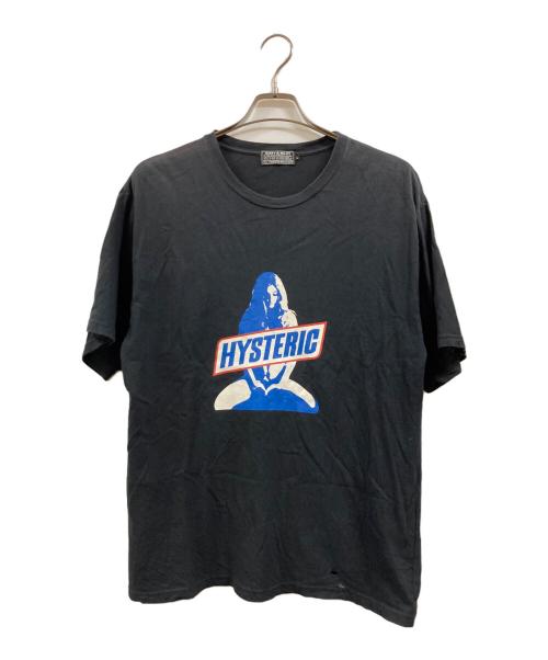Hysteric Glamour（ヒステリックグラマー）Hysteric Glamour (ヒステリックグラマー) SATISFACTION Tシャツ ブラック サイズ:Lの古着・服飾アイテム