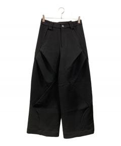 中古・古着通販】ORIMI (オリミ) WRAP SHORT SLACKS ブラック サイズ:2