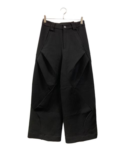 BAOVICTO（バオヴィクト）BAOVICTO (バオヴィクト) Chamfered Casual Pants ブラック サイズ:1の古着・服飾アイテム