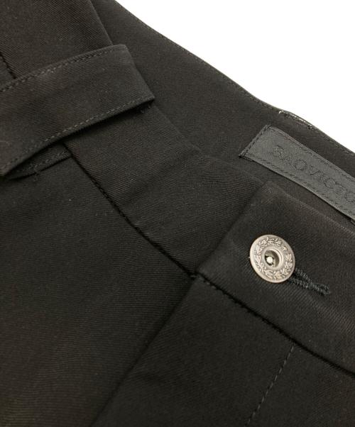 BAOVICTO（バオヴィクト）BAOVICTO (バオヴィクト) Chamfered Casual Pants ブラック サイズ:1の古着・服飾アイテム