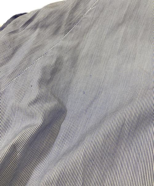 Lutz Huelle（ルッツヒュエル）LUTZ HUELLE (ルッツヒュエル) ノースリーブストライプシャツ ブルー サイズ:36の古着・服飾アイテム