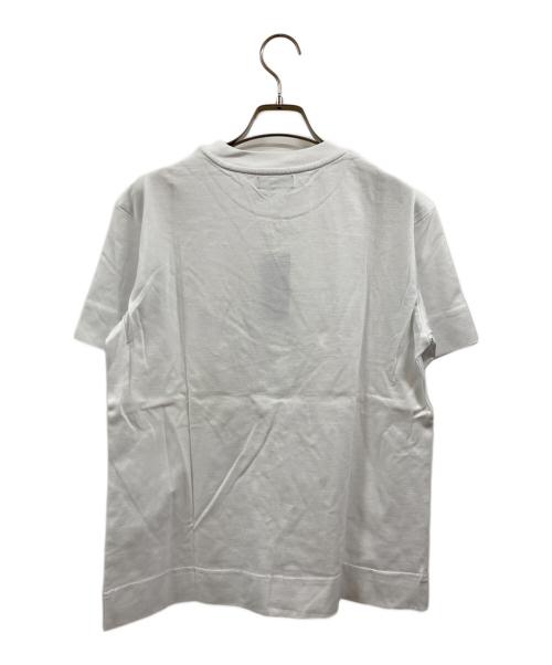 BLUE LABEL CRESTBRIDGE（ブルーレーベルクレストブリッジ）BLUE LABEL CRESTBRIDGE (ブルーレーベルクレストブリッジ) ベーシッククリア天竺Tシャツ ホワイト サイズ:38 未使用品の古着・服飾アイテム