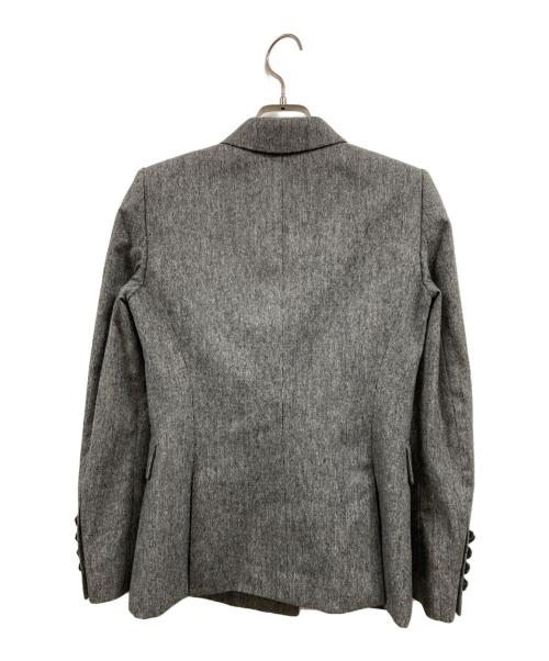 GUCCI（グッチ）GUCCI (グッチ) ウールダブルジャケット グレー サイズ:36の古着・服飾アイテム