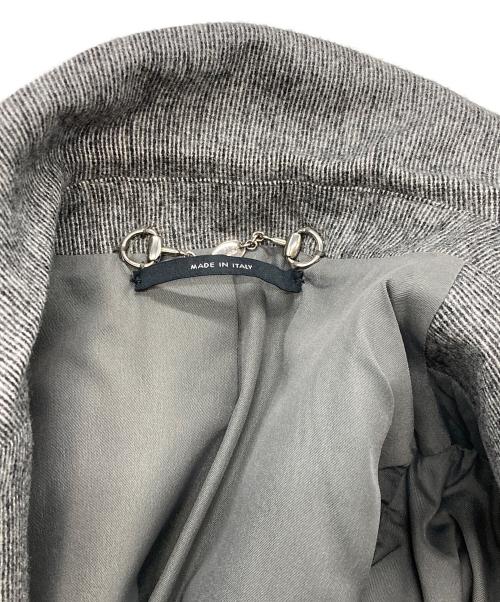 GUCCI（グッチ）GUCCI (グッチ) ウールダブルジャケット グレー サイズ:36の古着・服飾アイテム