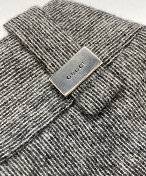 GUCCI（グッチ）GUCCI (グッチ) タイトスカート グレー サイズ:36の古着・服飾アイテム