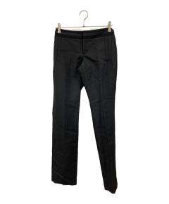 中古・古着通販】GUCCI (グッチ) フレアスラックス ブラック サイズ:38
