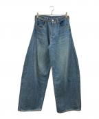 sssteinシュタイン）の古着「Deformation Wide Denim Jeans」｜インディゴ