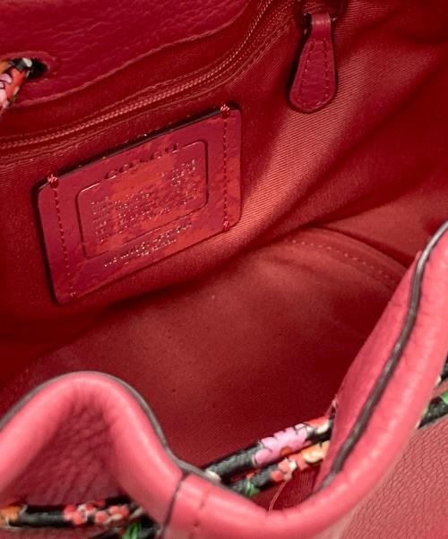 COACH（コーチ）COACH (コーチ) フローラルミックスショルダーバッグ ピンクの古着・服飾アイテム