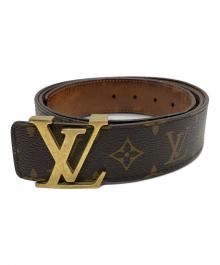LOUIS VUITTON（ルイ ヴィトン）の古着「サンチュール イニシアル ベルト」｜ブラウン