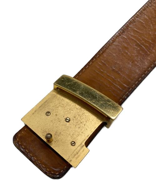 LOUIS VUITTON（ルイ ヴィトン）LOUIS VUITTON (ルイ ヴィトン) サンチュール イニシアル ベルト ブラウンの古着・服飾アイテム