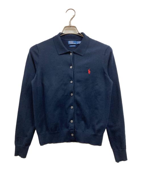 POLO RALPH LAUREN（ポロ・ラルフローレン）POLO RALPH LAUREN (ポロ・ラルフローレン) ニットカーディガン ネイビー サイズ:Sの古着・服飾アイテム