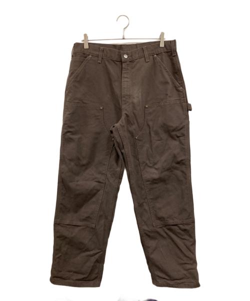 CarHartt（カーハート）CarHartt (カーハート) ダブルニーペインターパンツ ブラウン サイズ:34/30の古着・服飾アイテム