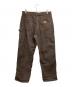 CarHartt (カーハート) ダブルニーペインターパンツ ブラウン サイズ:34/30：18000円