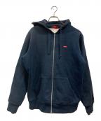 SUPREMEシュプリーム）の古着「16FWSmall Box Thermal Zip Up Sweat」｜ネイビー